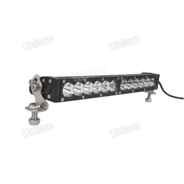 Barra de luces LED CREE de una sola fila de 13 pulgadas 60W 5W LED